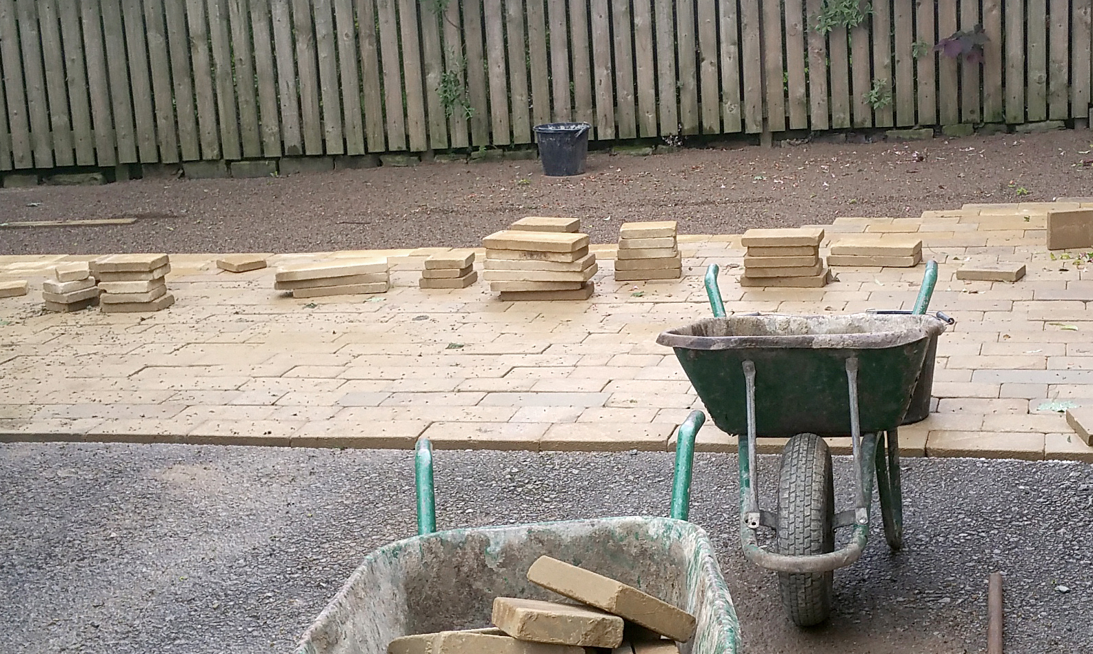 tumbled setts laying