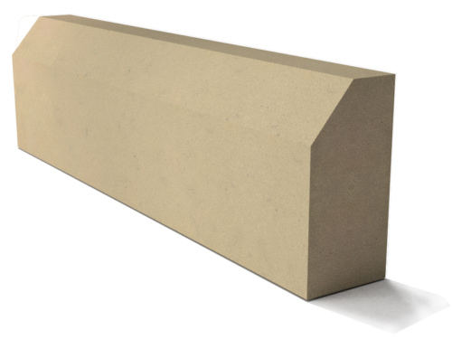 Splayed Yorkstone Kerb