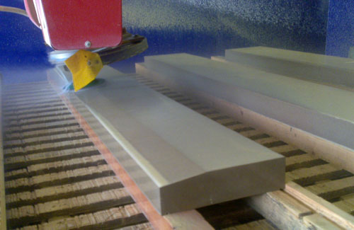 CNC milling stone copings