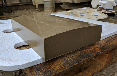 Bespoke Yorkshire stone copings