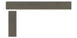 Double pencil round stone step Double pencil round stone step