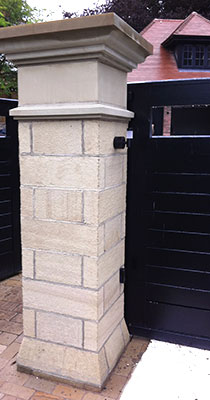 Stone Pillar and Pier Cap Stone Pillar and Pier Cap