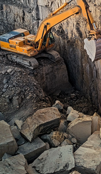 Quarrying the block Quarrying the block