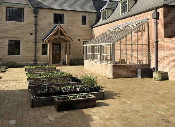Tumbled Yorkstone Setts 100mm wide