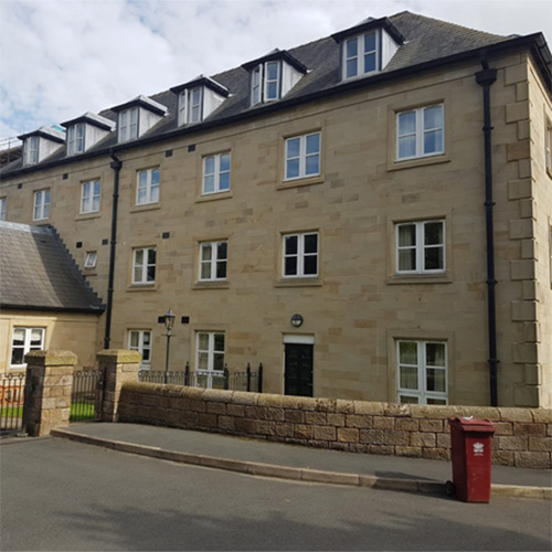 ashlar Yorkstone walling